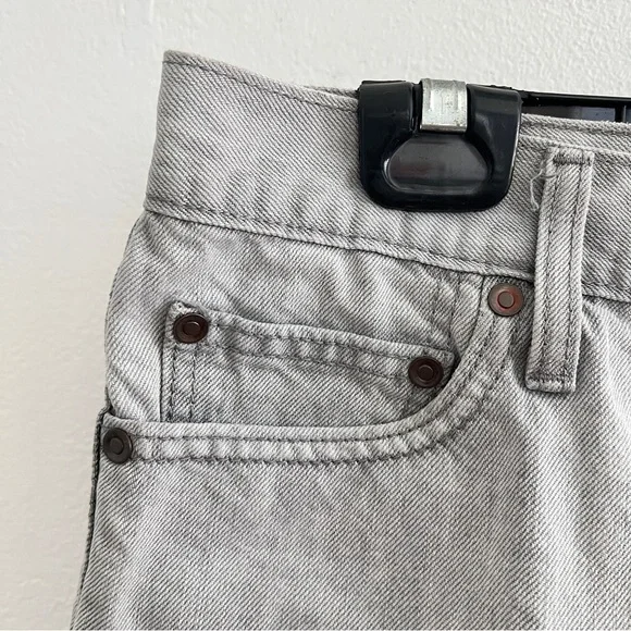 Levi’s light Gray Denim cutoffs jean Shorts size 29 - Picture 4 of 9